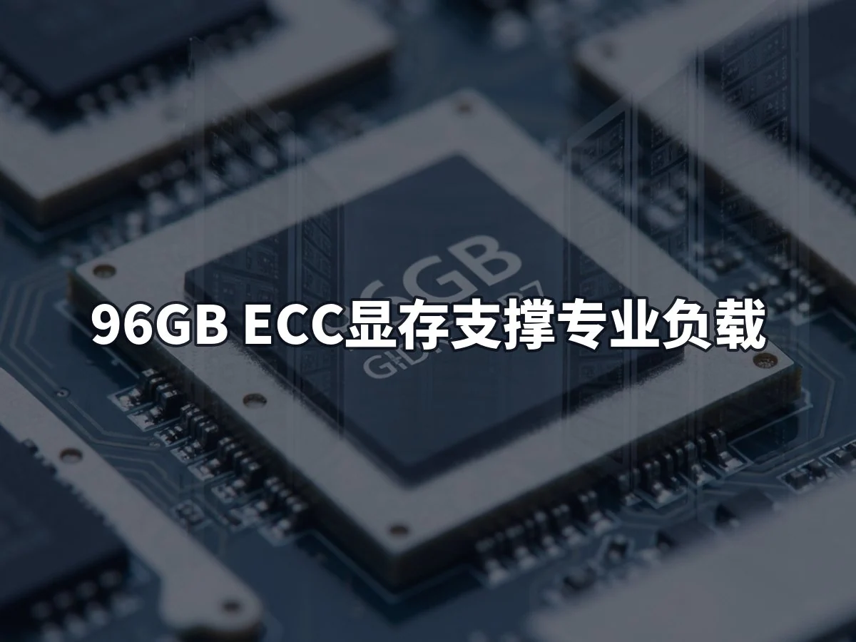 96GB ECC显存支撑专业负载