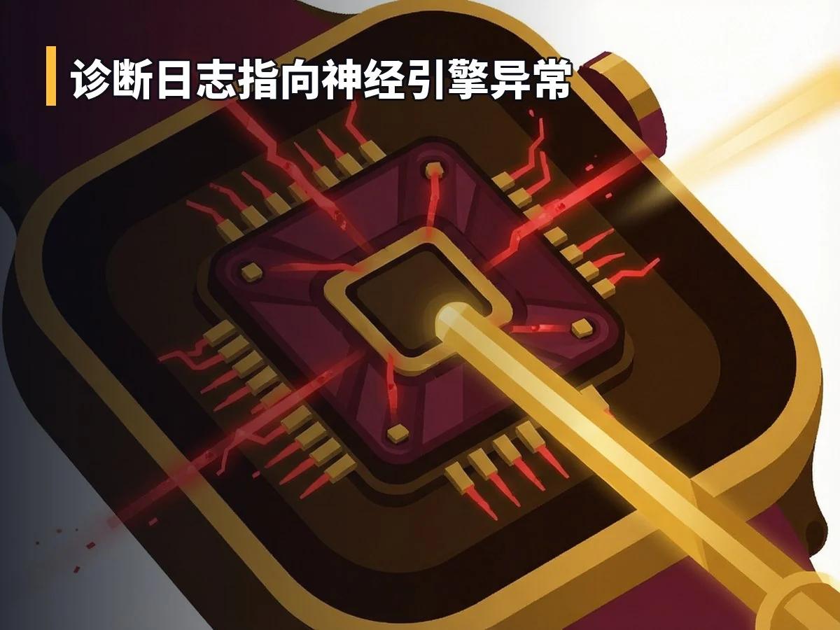 诊断日志指向神经引擎异常