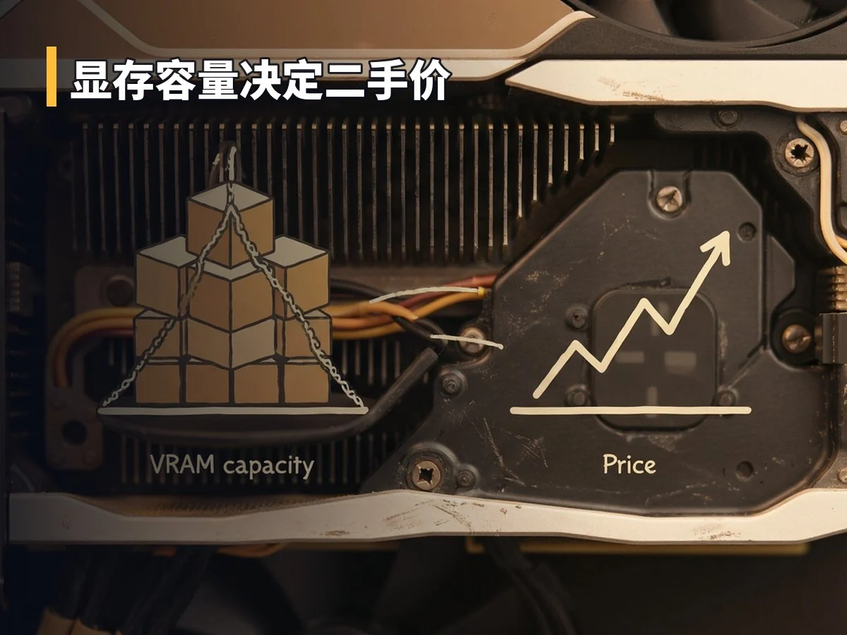 显存容量决定二手价