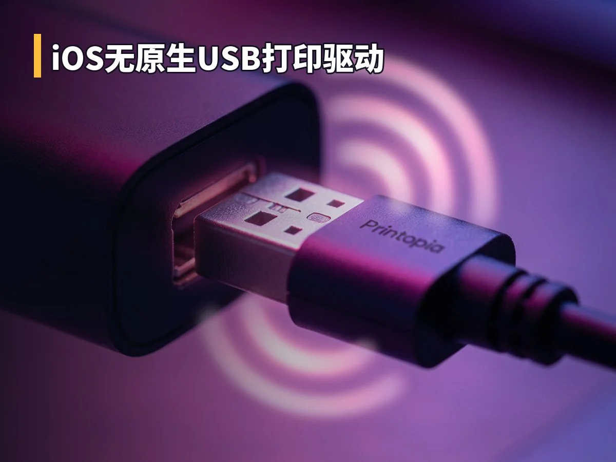 iOS无原生USB打印驱动