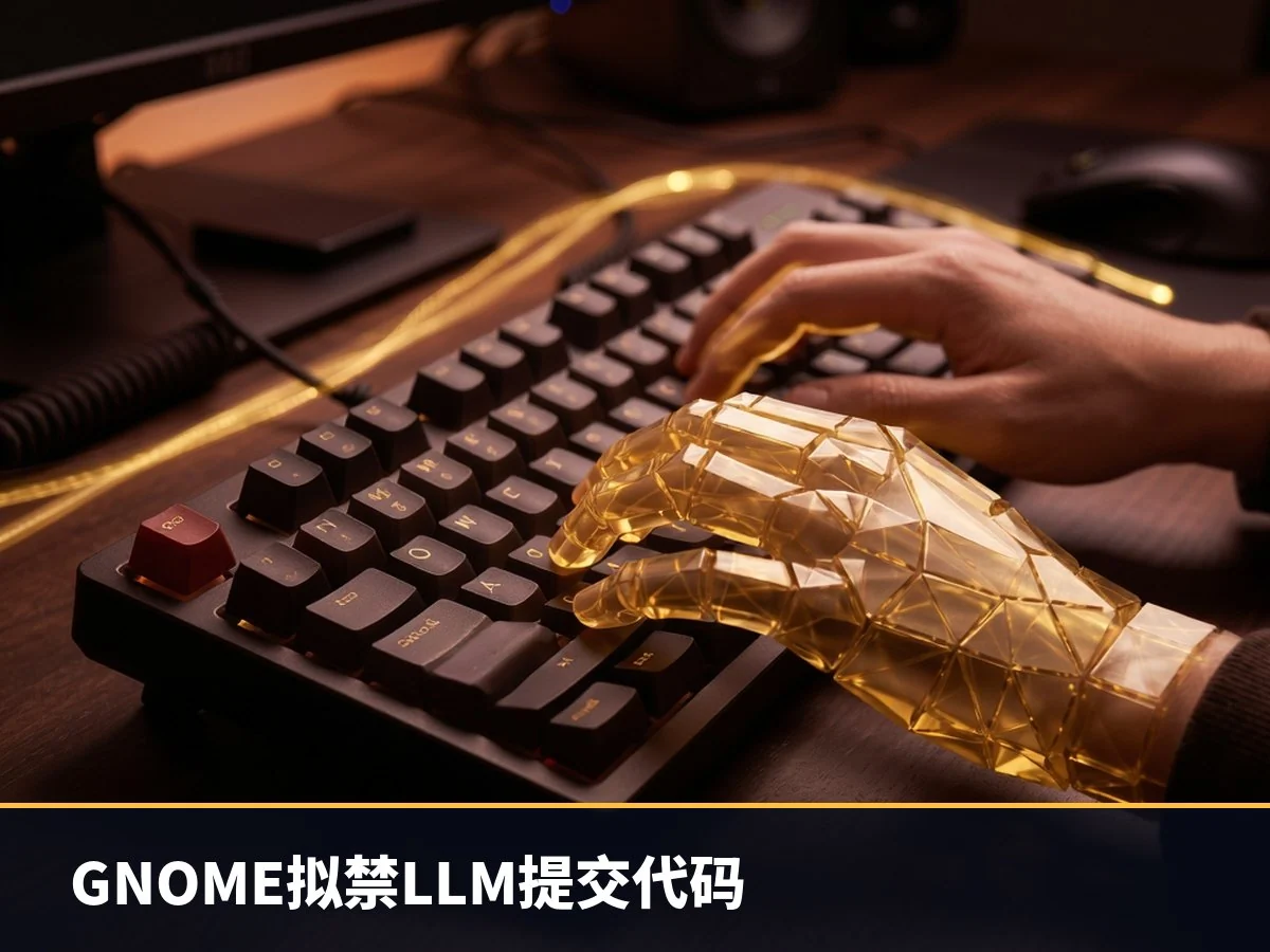 GNOME拟禁LLM提交代码