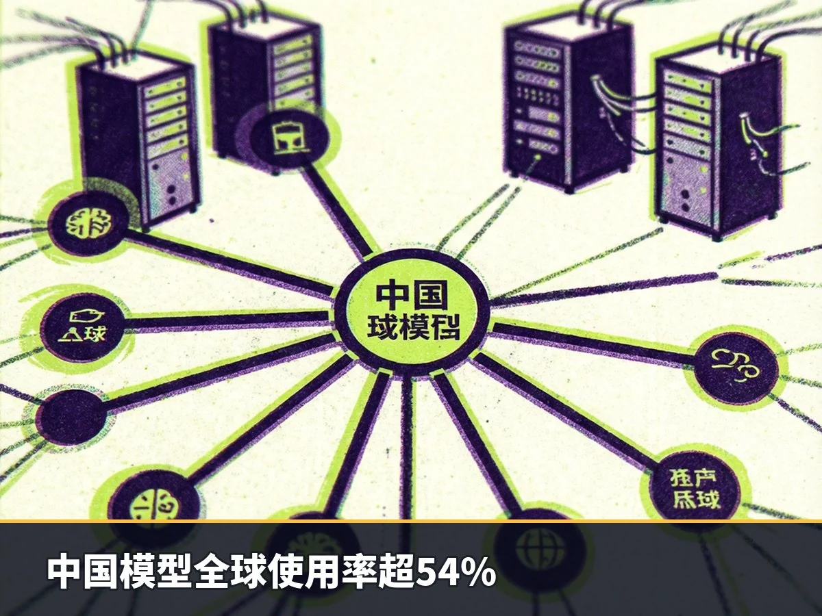 中国模型全球使用率超54%