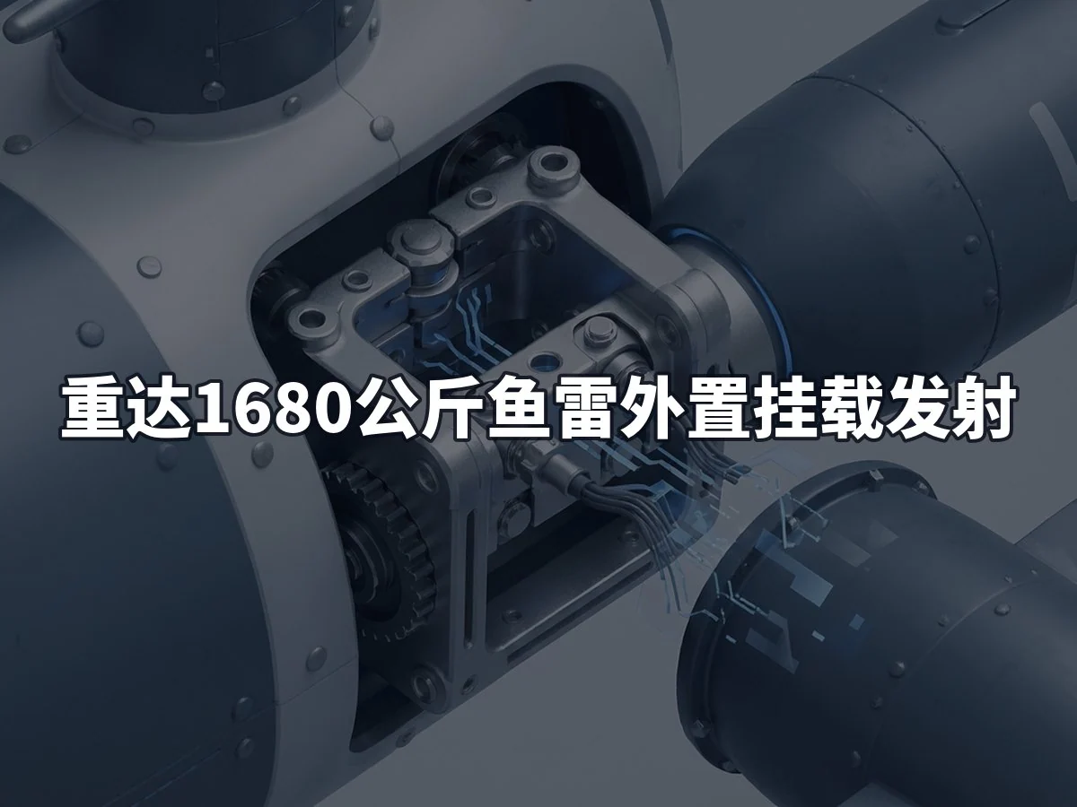 重达1680公斤鱼雷外置挂载发射