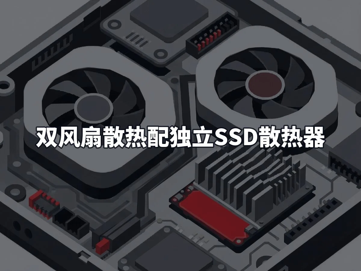 双风扇散热配独立SSD散热器