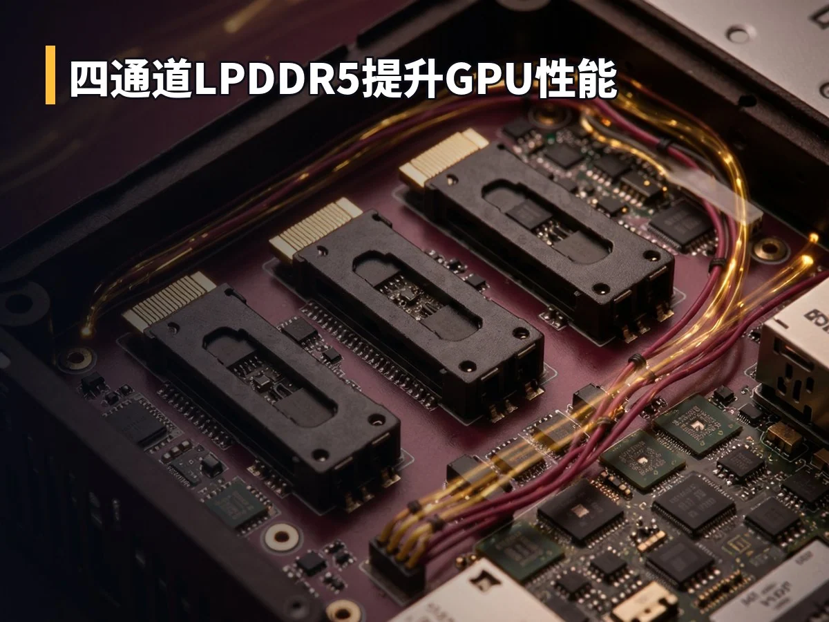 四通道LPDDR5提升GPU性能