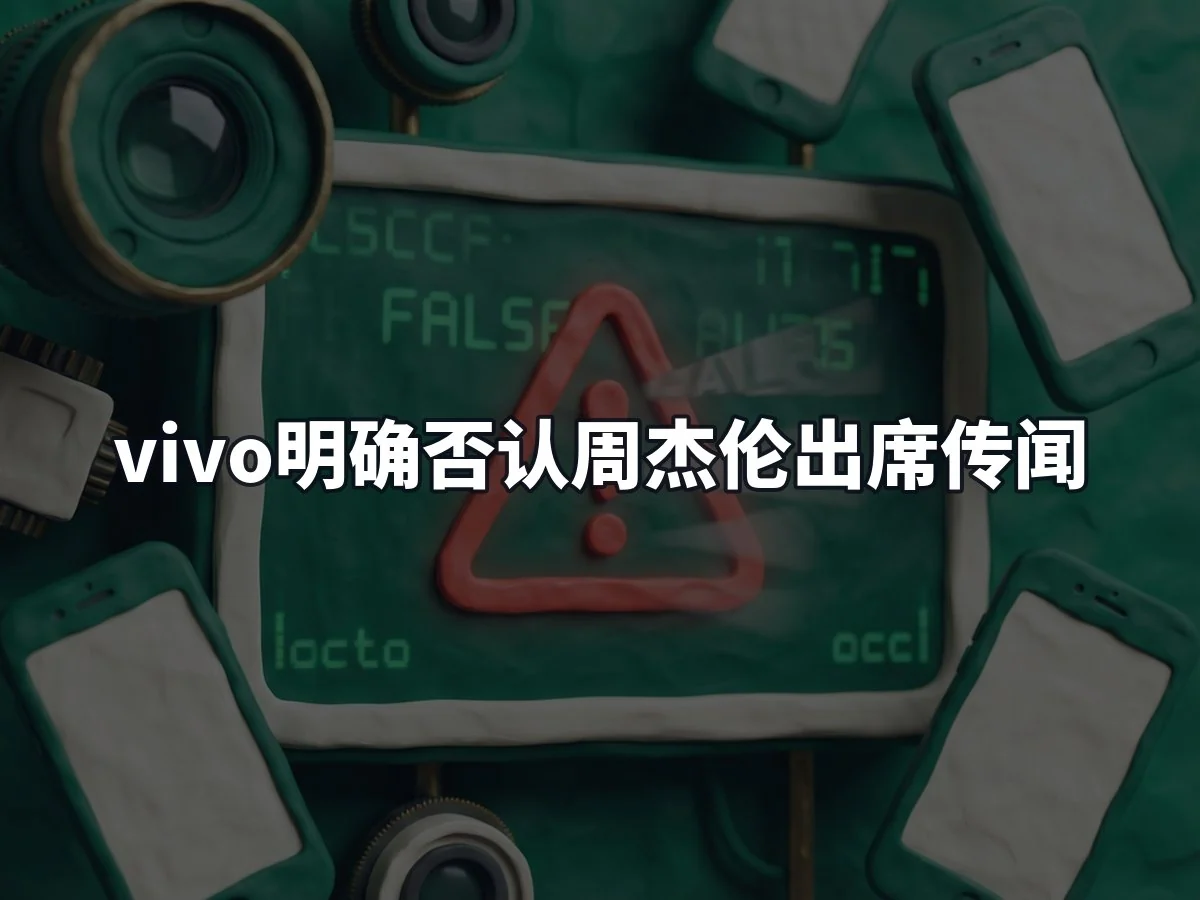 vivo明确否认周杰伦出席传闻