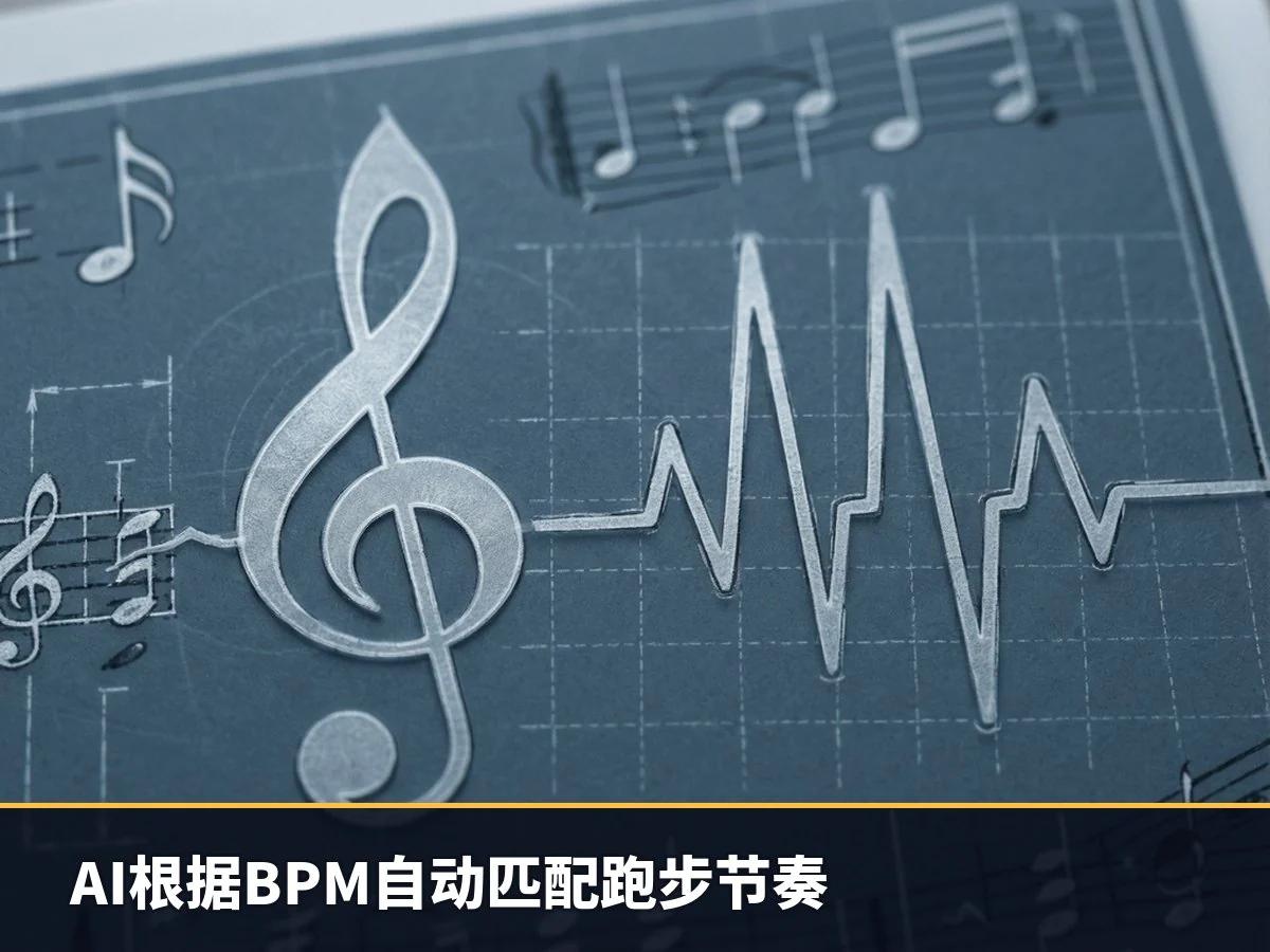 AI根据BPM自动匹配跑步节奏