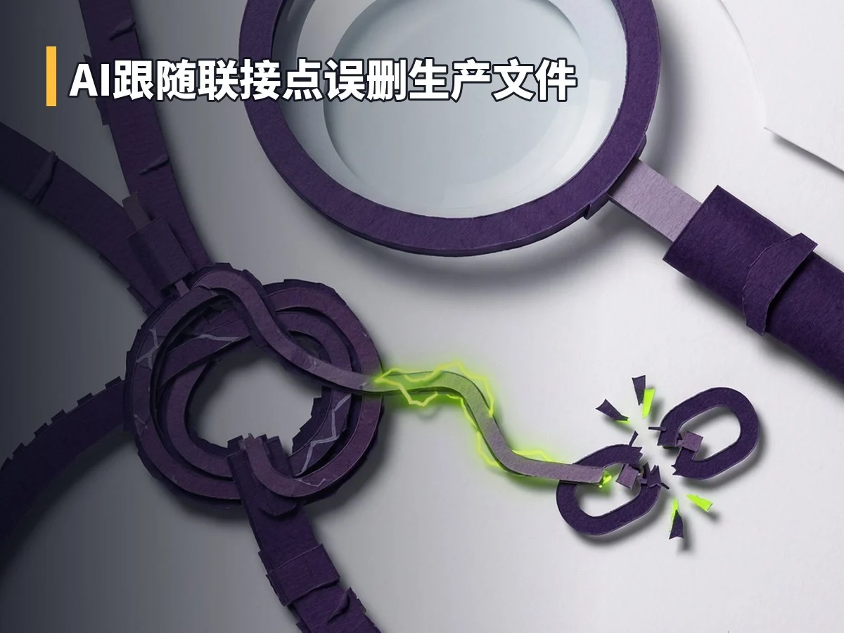 AI跟随联接点误删生产文件