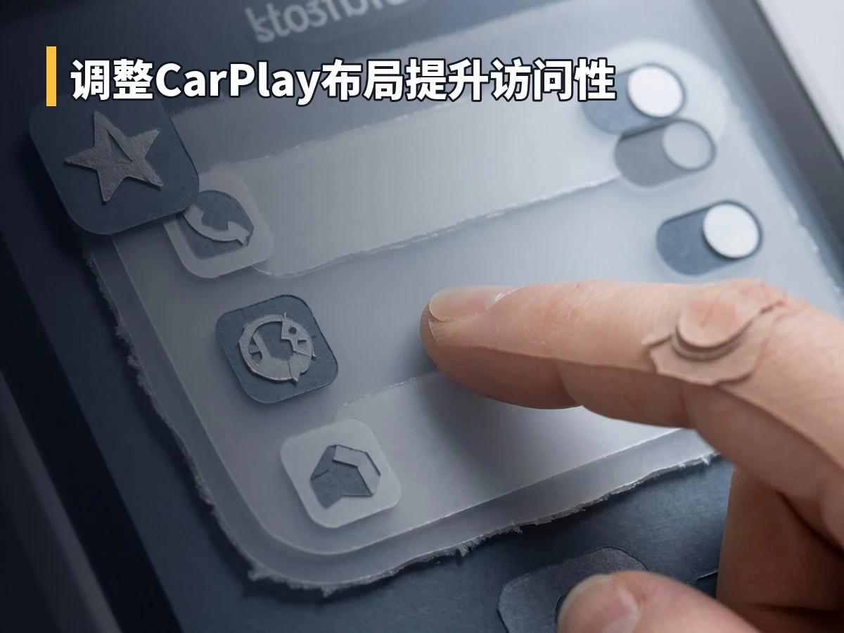 调整CarPlay布局提升访问性