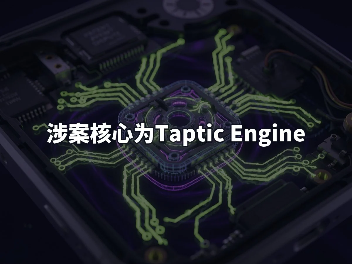 涉案核心为Taptic Engine