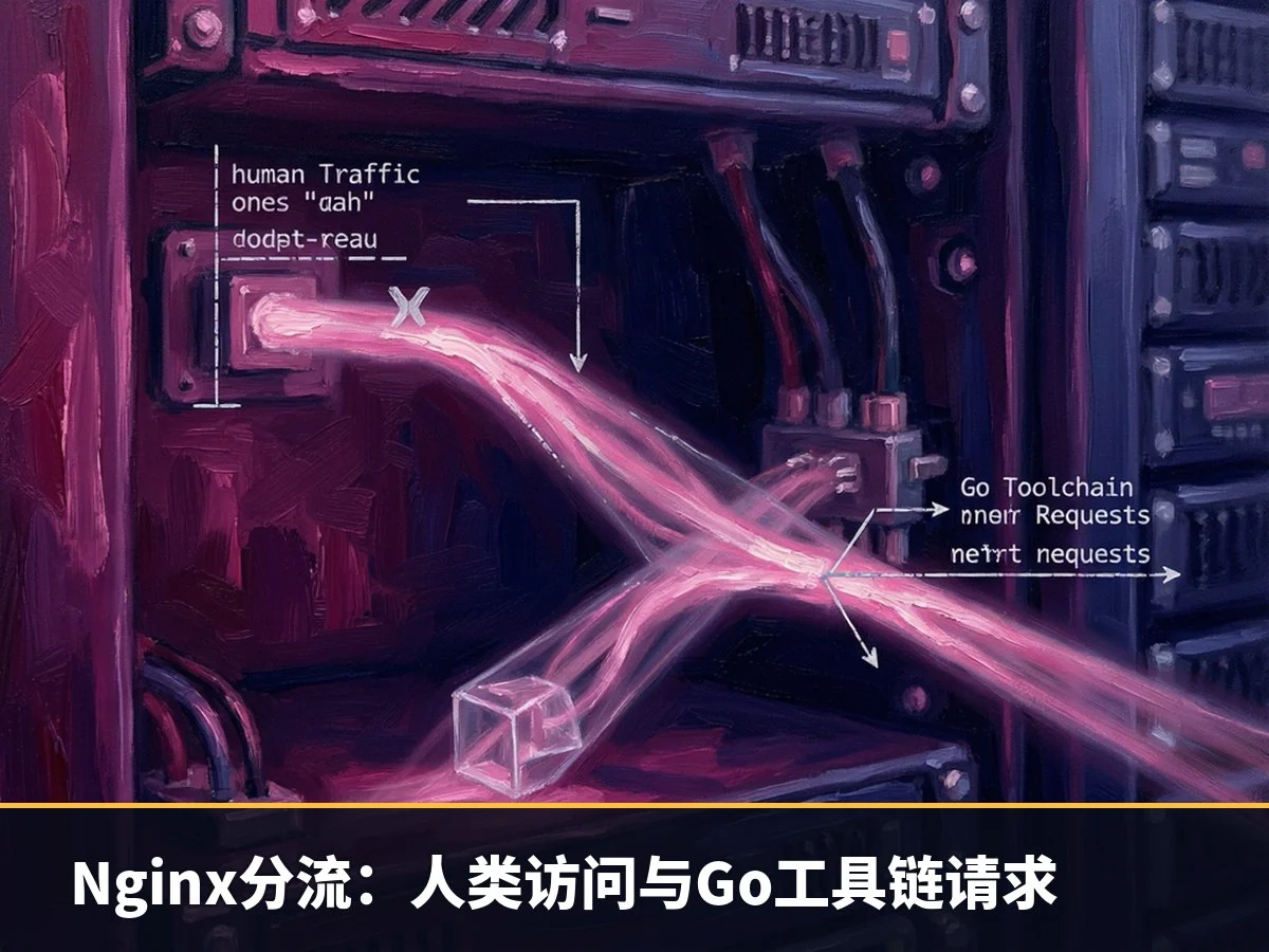 Nginx分流：人类访问与Go工具链请求