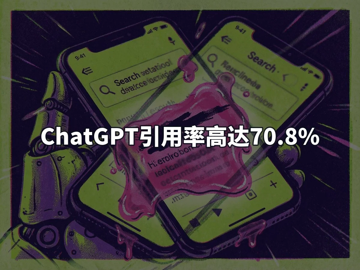 ChatGPT引用率高达70.8%