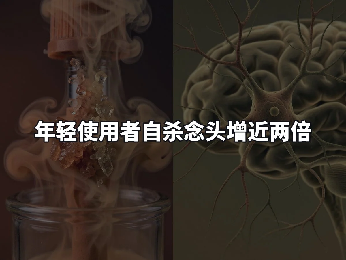 年轻使用者自杀念头增近两倍
