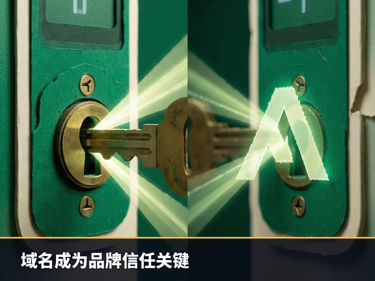 域名成为品牌信任关键