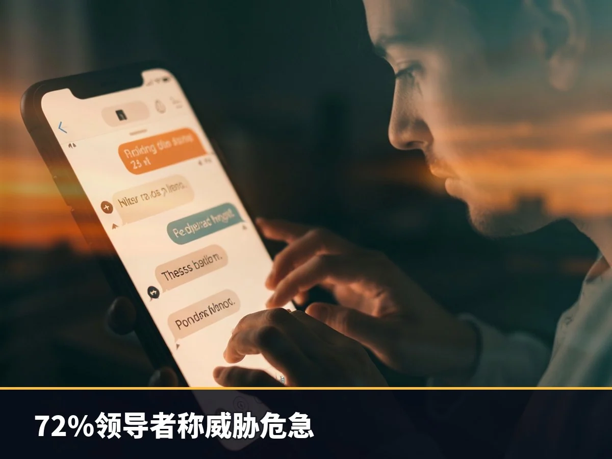 72%领导者称威胁危急