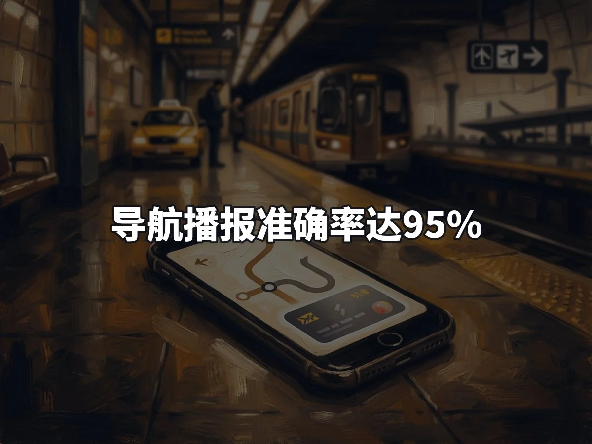 导航播报准确率达95%