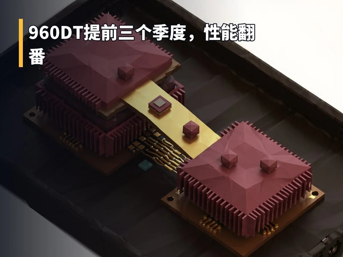 960DT提前三个季度,性能翻番