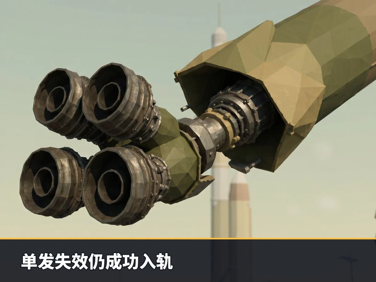 单发失效仍成功入轨