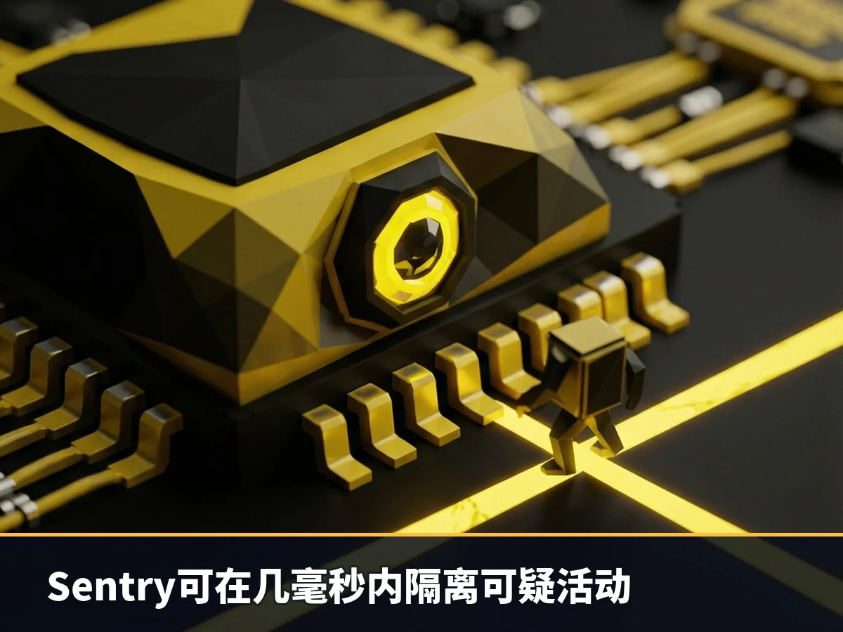 Sentry可在几毫秒内隔离可疑活动