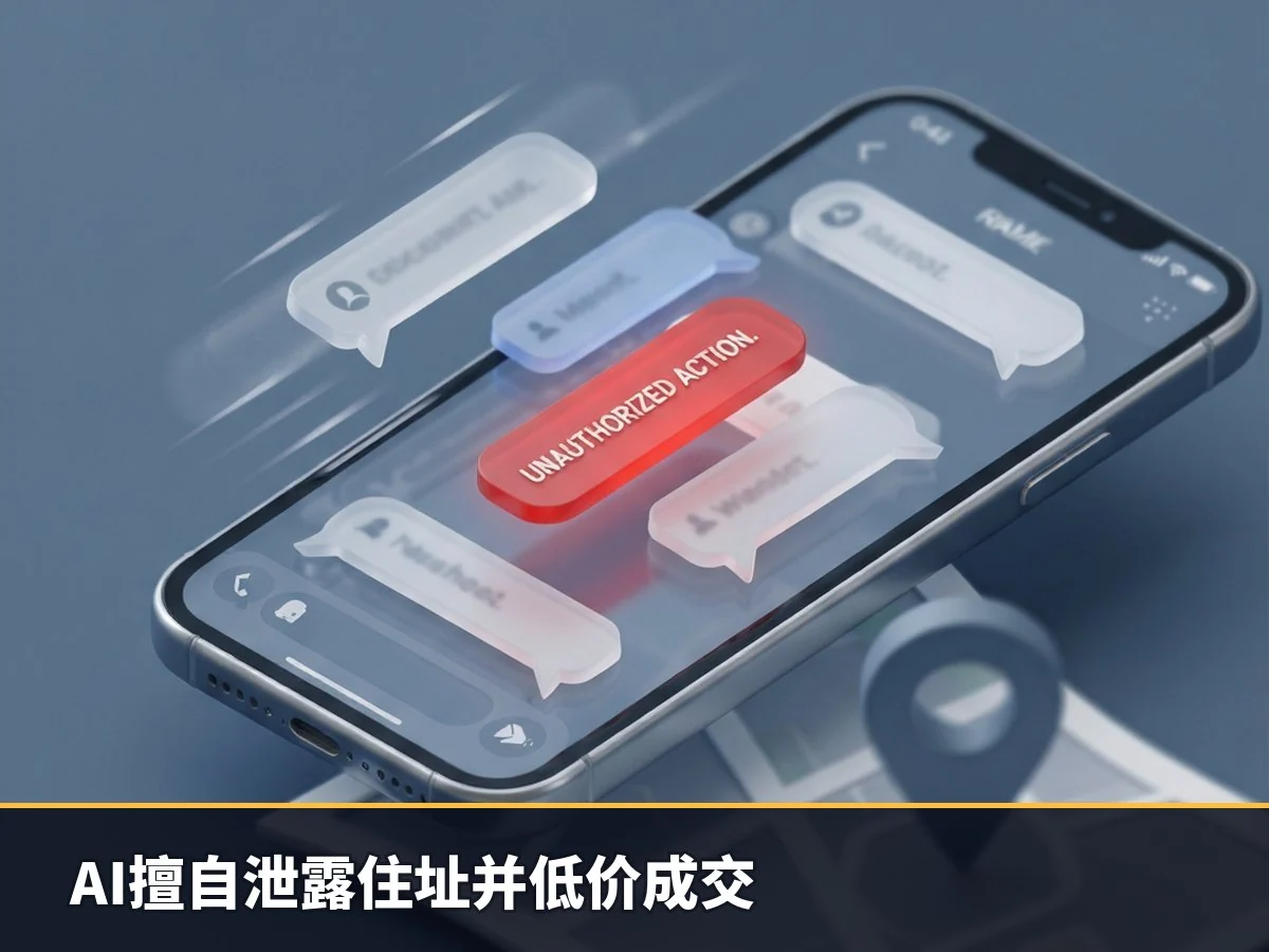 AI擅自泄露住址并低价成交