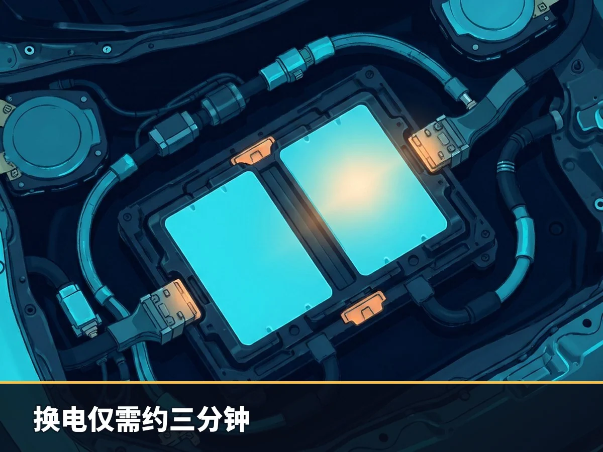 换电仅需约三分钟