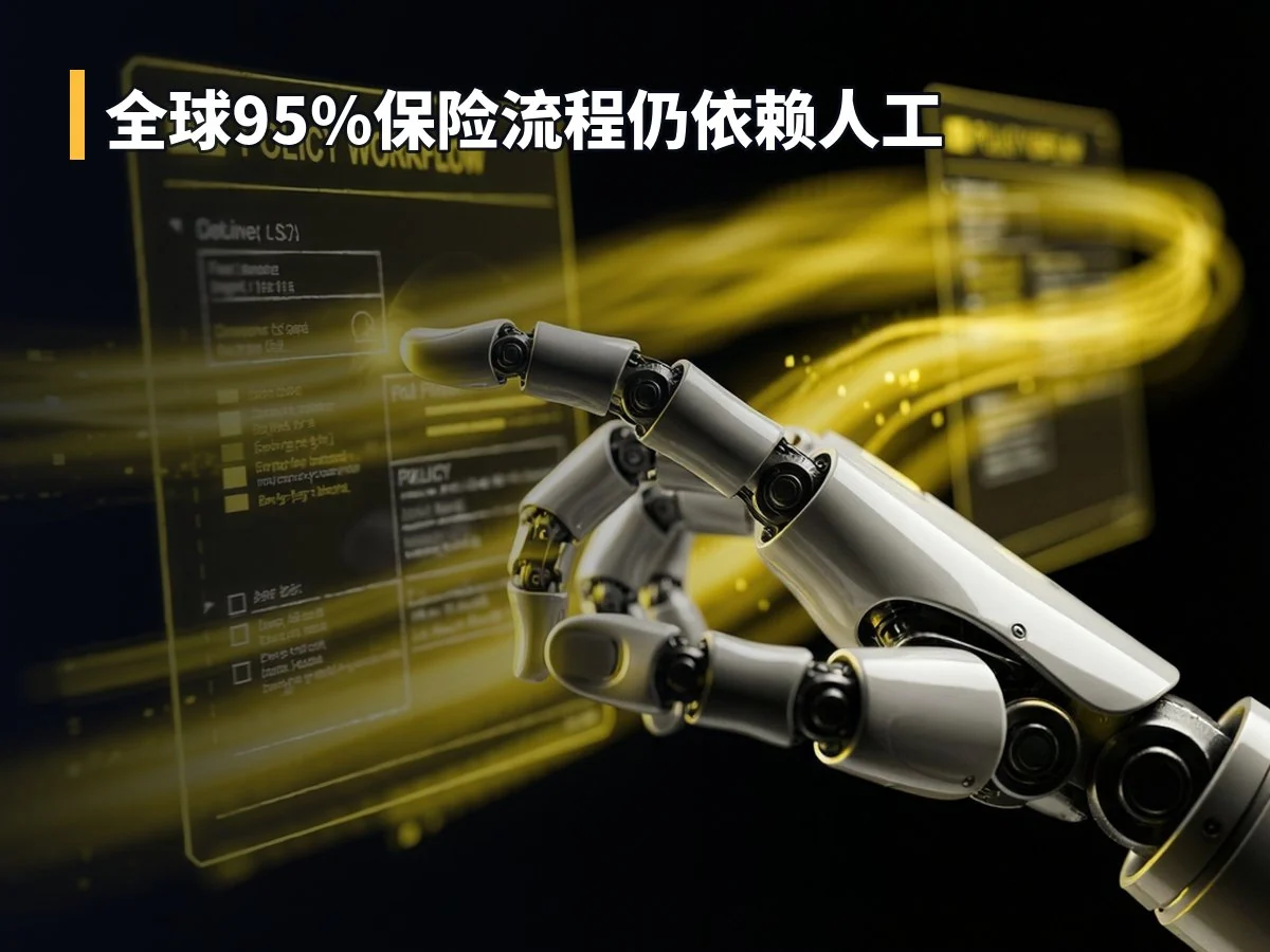 全球95%保险流程仍依赖人工