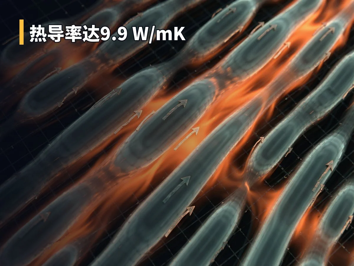 热导率达9.9 W/mK