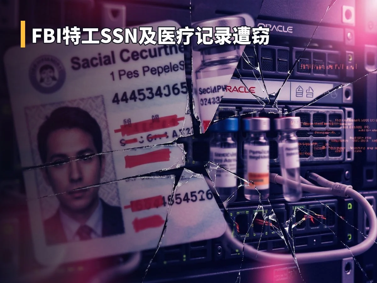 FBI特工SSN及医疗记录遭窃