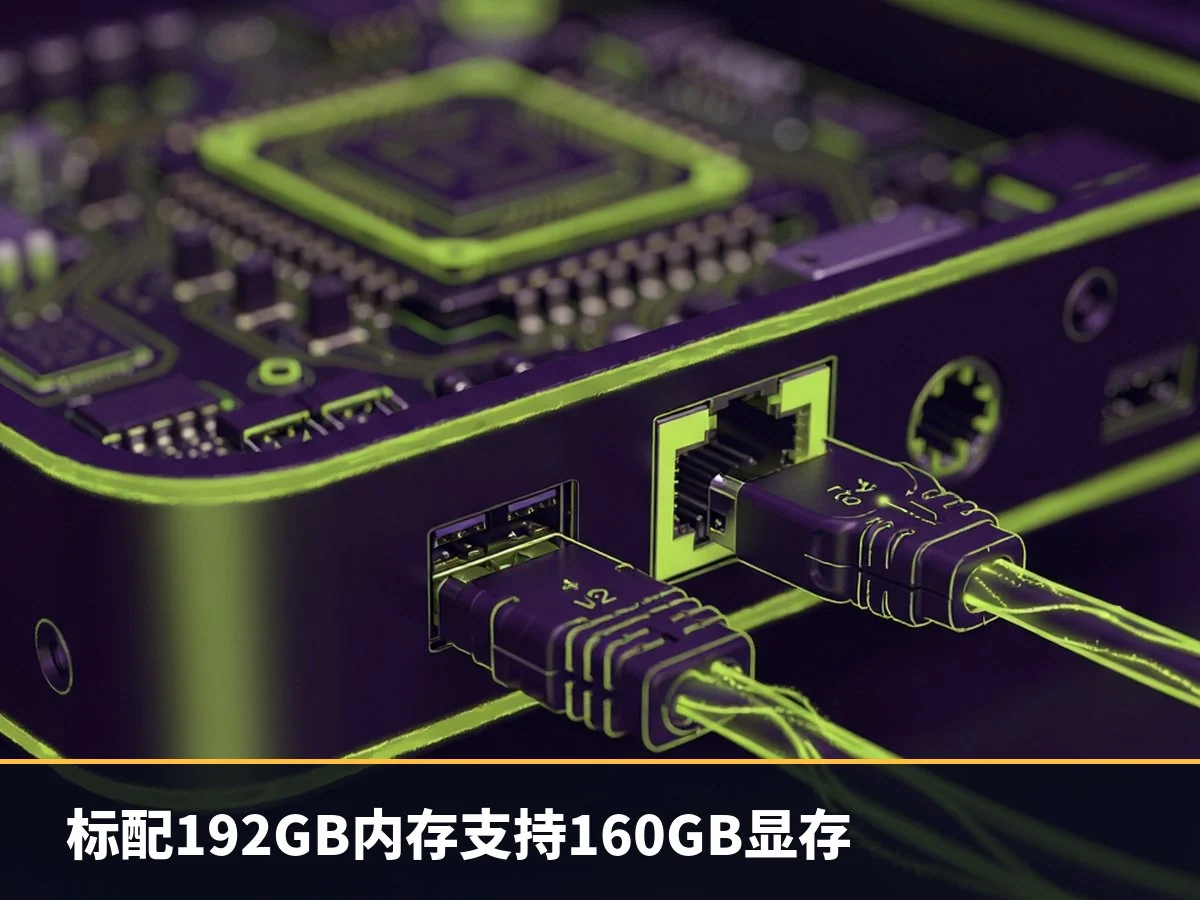 标配192GB内存支持160GB显存