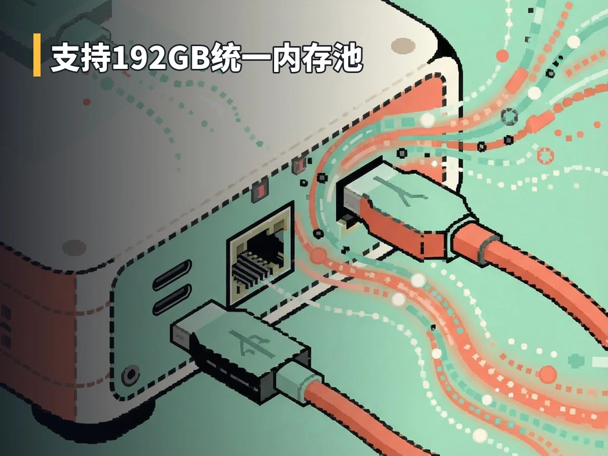 支持192GB统一内存池
