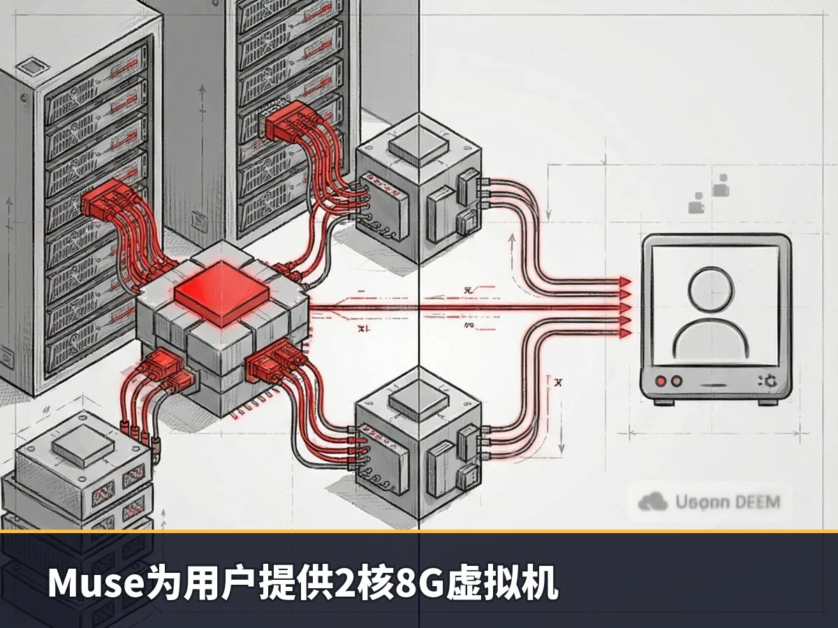 Muse为用户提供2核8G虚拟机