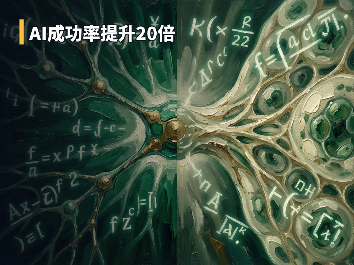 AI成功率提升20倍