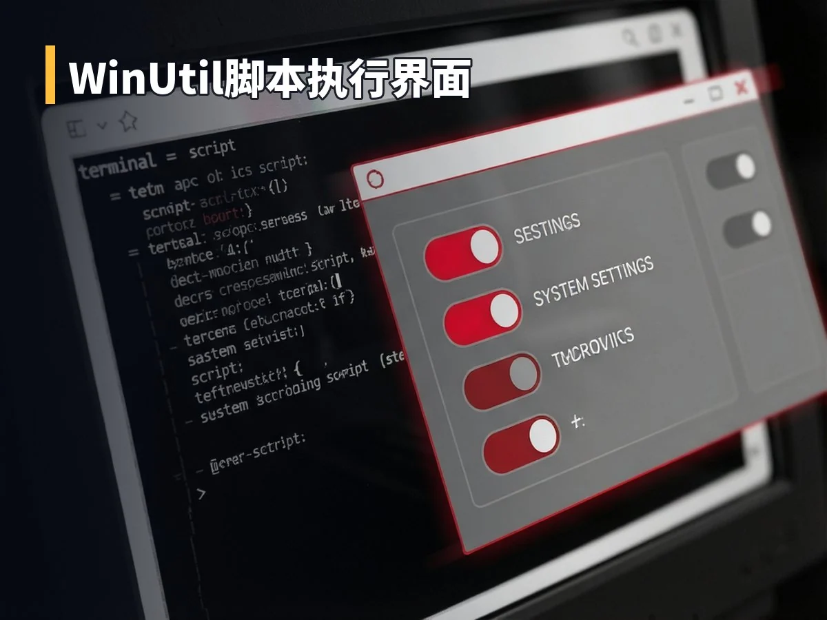 WinUtil脚本执行界面