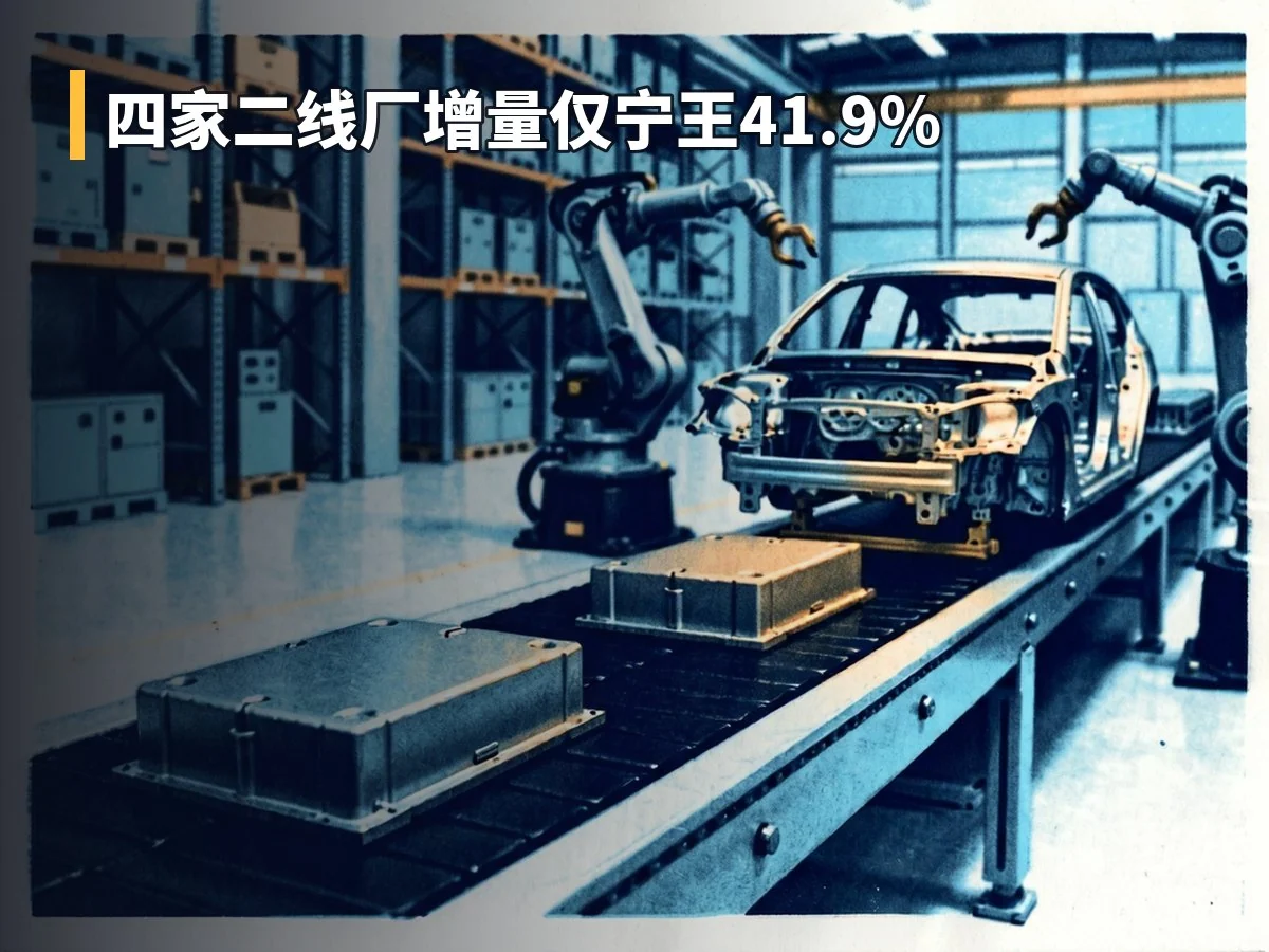 四家二线厂增量仅宁王41.9%