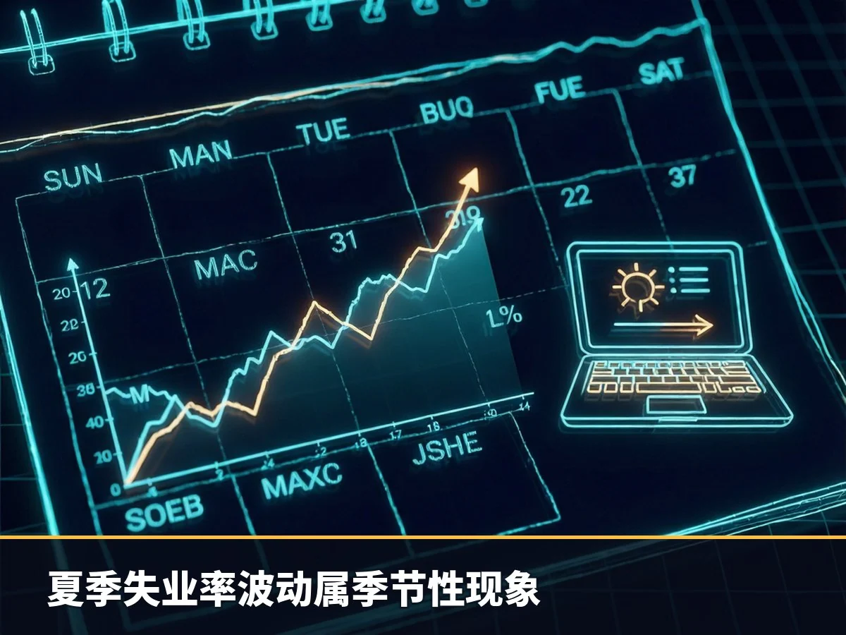 夏季失业率波动属季节性现象