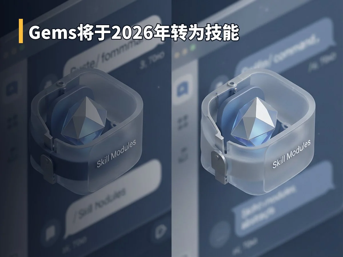 Gems将于2026年转为技能