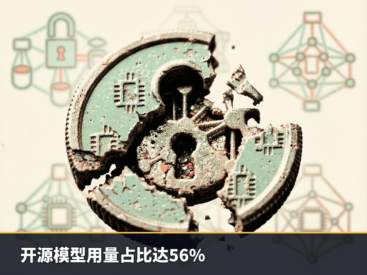 开源模型用量占比达56%