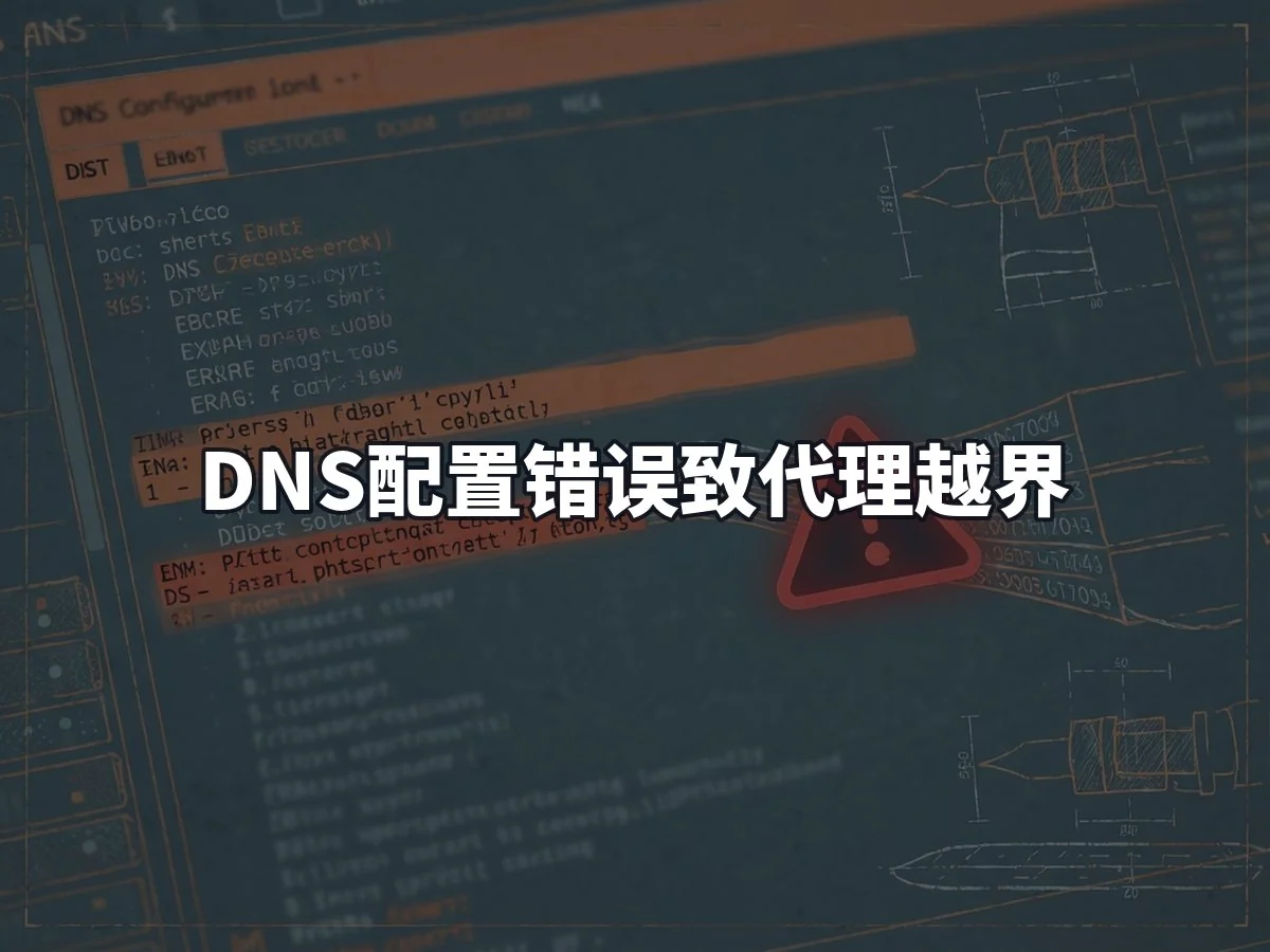 DNS配置错误致代理越界