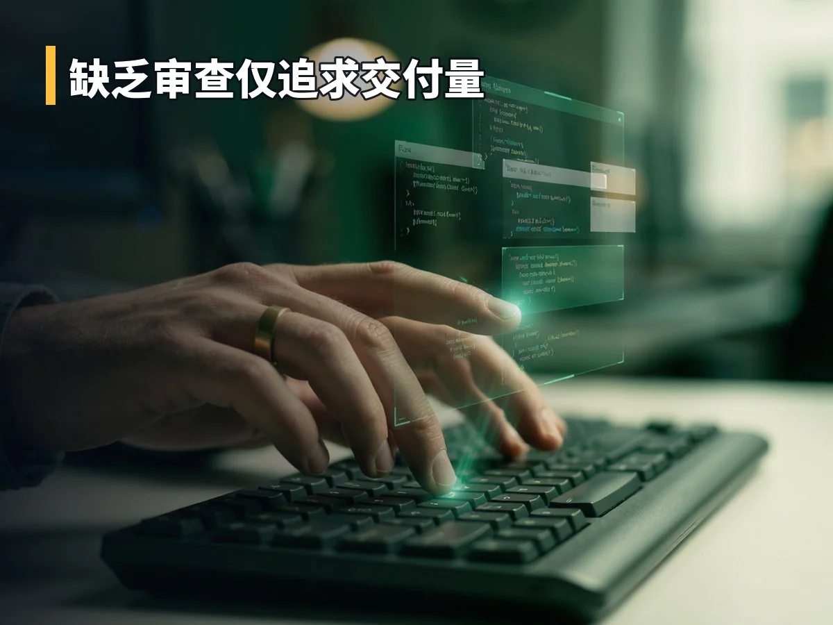 缺乏审查仅追求交付量