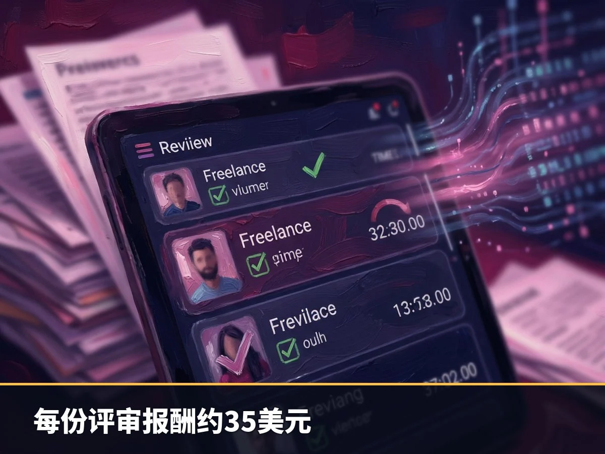 每份评审报酬约35美元