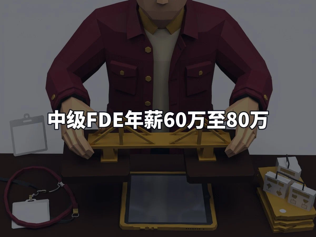 中级FDE年薪60万至80万