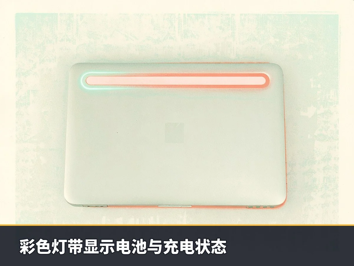 彩色灯带显示电池与充电状态
