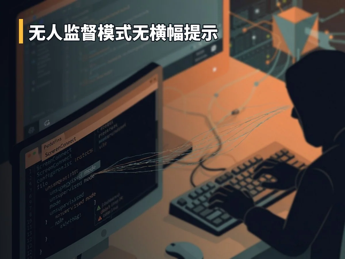 无人监督模式无横幅提示