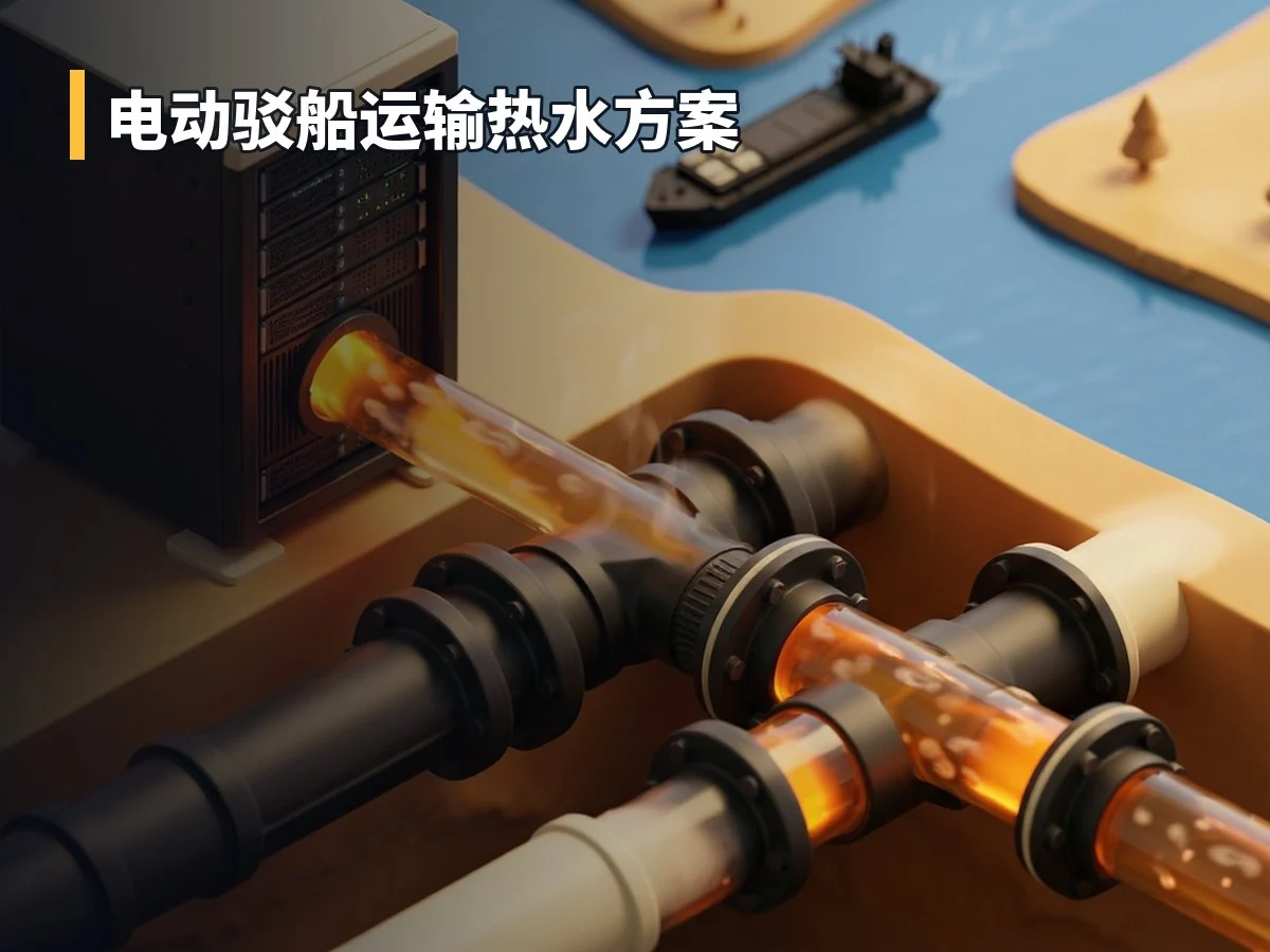 电动驳船运输热水方案