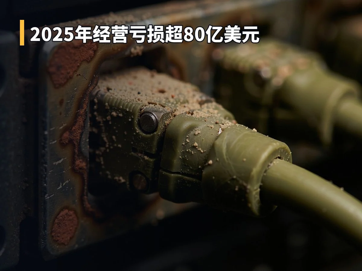 2025年经营亏损超80亿美元
