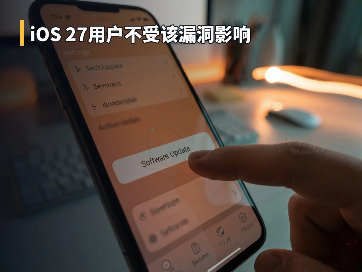 iOS 27用户不受该漏洞影响