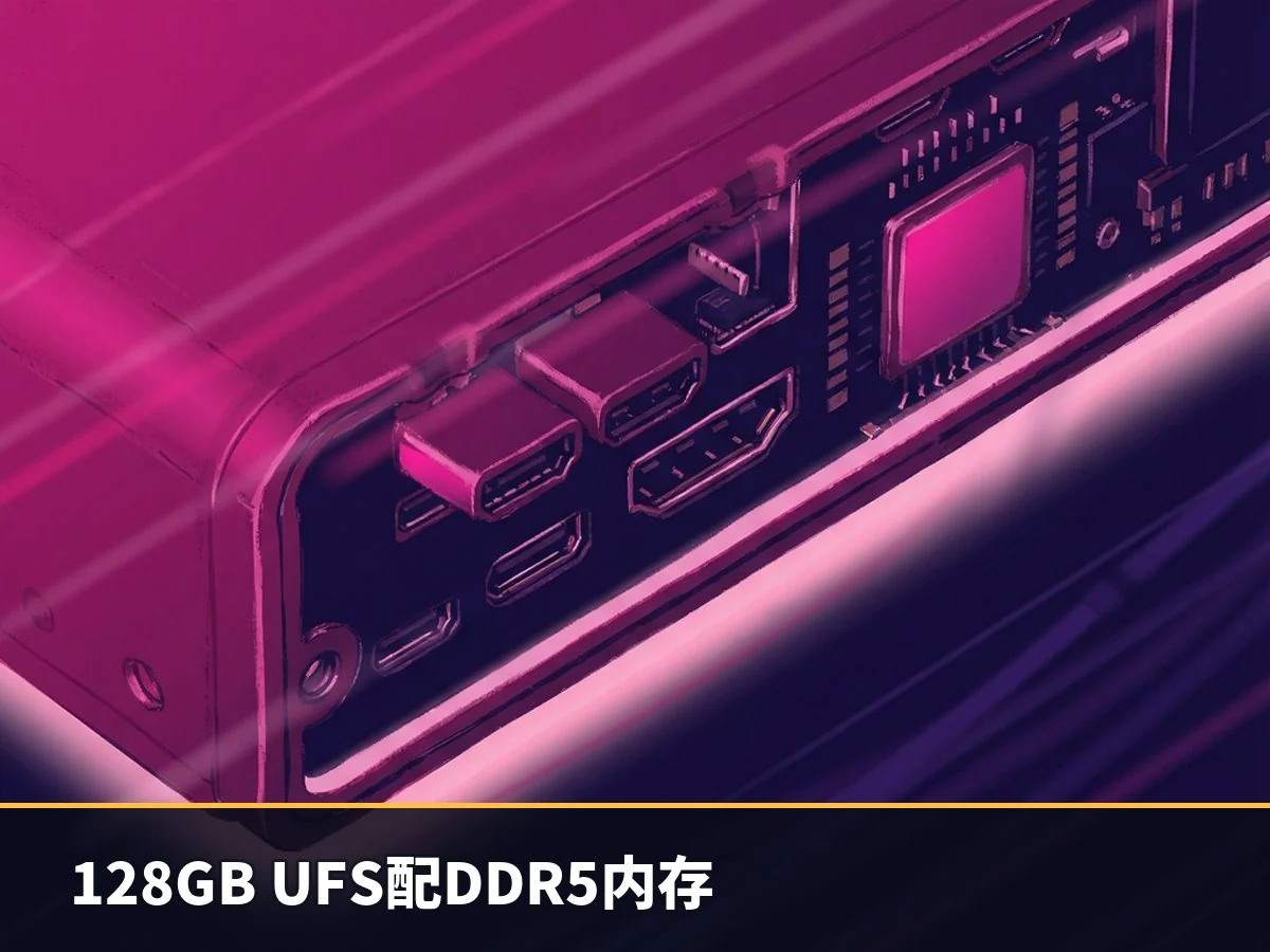 128GB UFS配DDR5内存