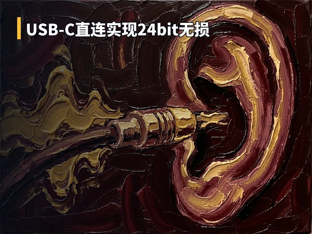 USB-C直连实现24bit无损