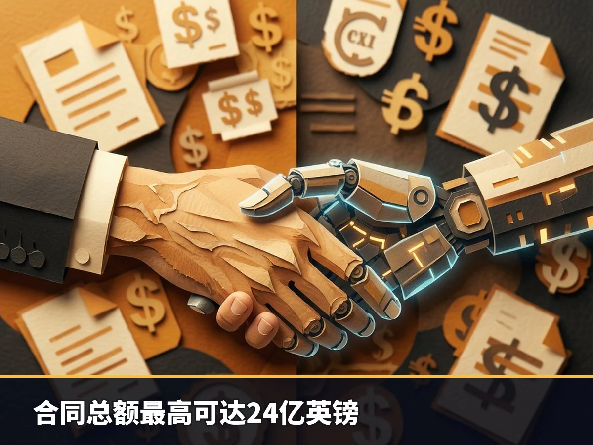 合同总额最高可达24亿英镑