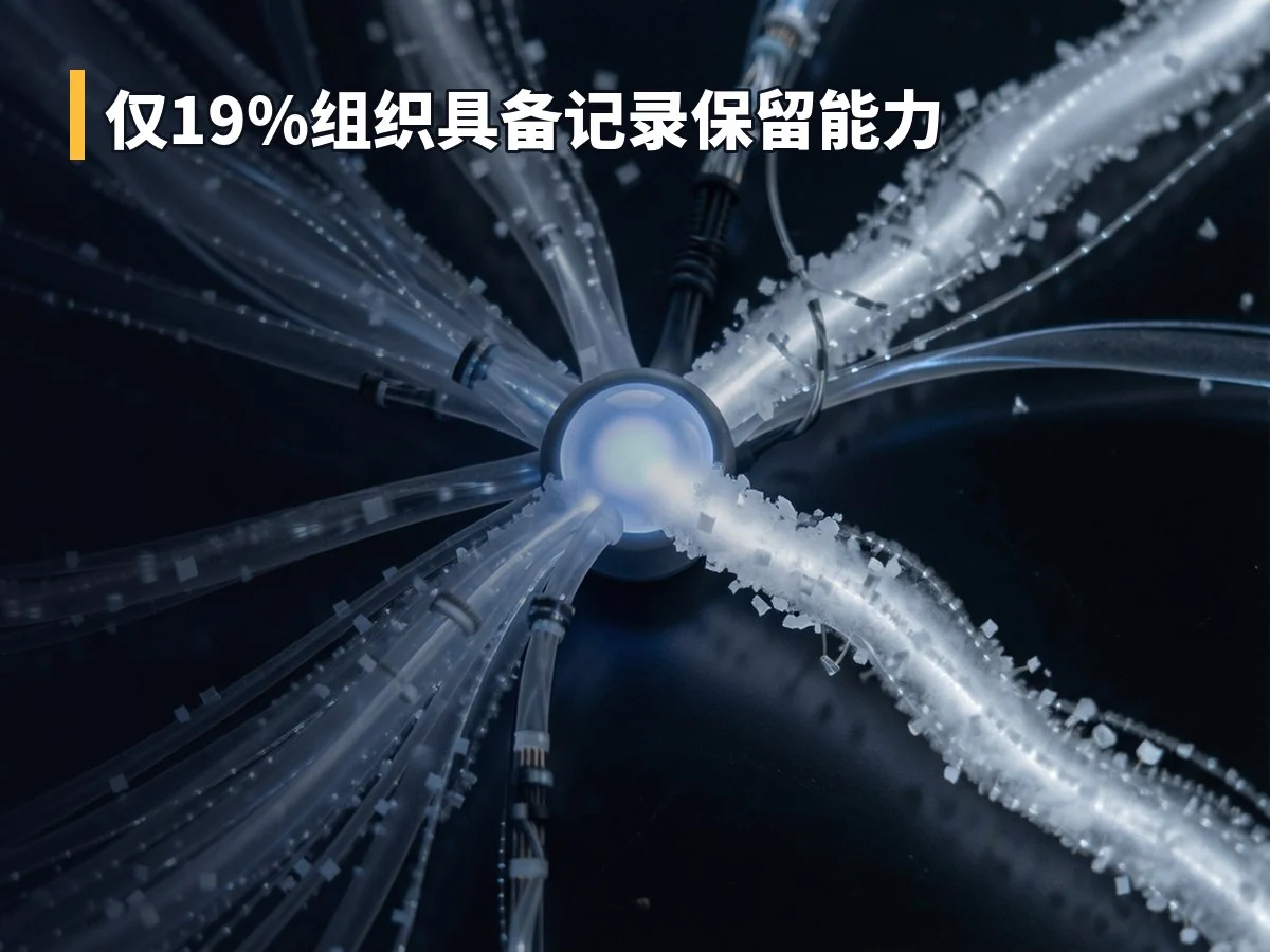 仅19%组织具备记录保留能力